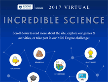 Tablet Screenshot of incrediblescience.co.nz